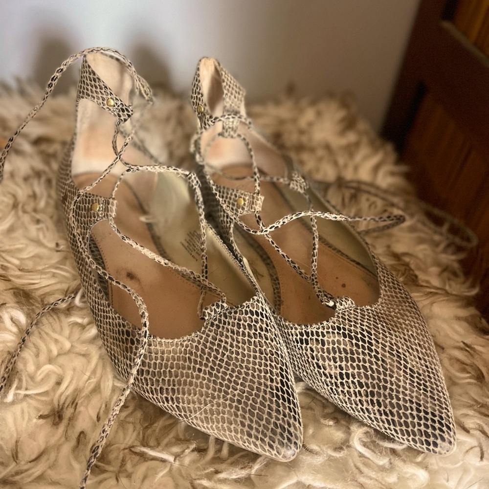 Express Flats Snakeskin